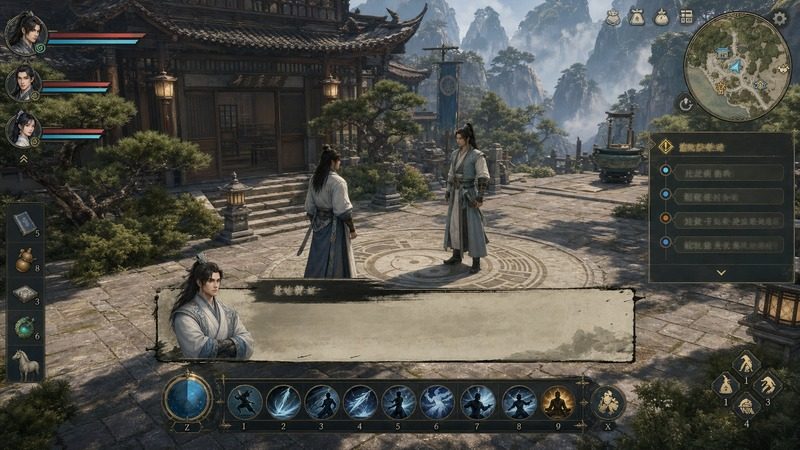 金庸群侠传5爱与死仙狐MOD六周年 武侠RPG 实机截图 4