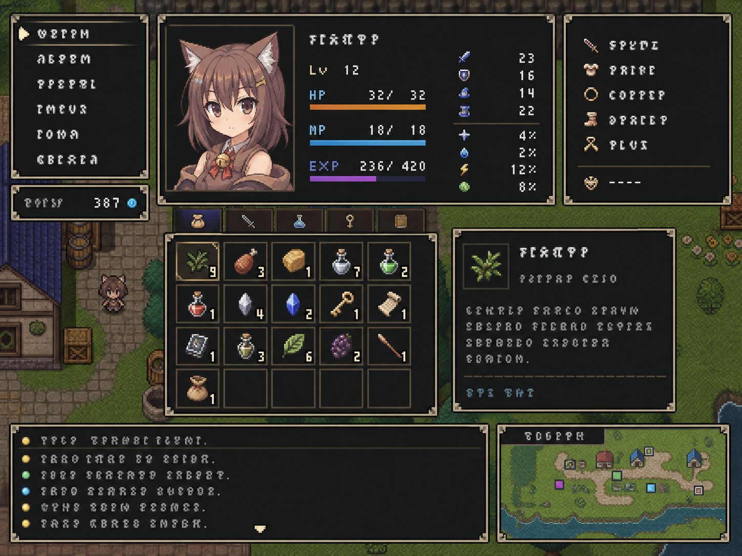 不谙世事的猫艾露莎 日式RPG 预览图 8